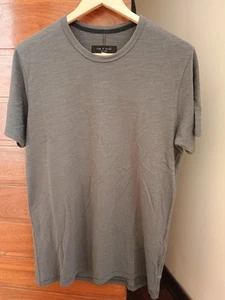 Rag & Bone , Classic Flame Tee , Medium , Gray - Picture 1 of 3