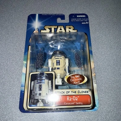 Figura electrónica Hasbro Star Wars Attack of the Clones R2-D2 Coruscant Sentry Foto 1 de 2