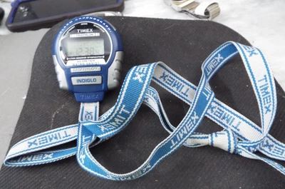 Водонепроницаемый секундомер Timex Triathlon будильник хронограф Indiglo рабочий - Изображение 1 из 4