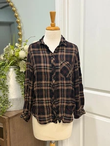 Kariertes Damenhemd Strand Mittagessen Lounge Größe Large - Bild 1 von 1