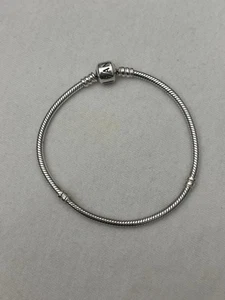 New Genuine Pandora 925 Sterling silver charm bracelet 7.5” 15.1g - Picture 1 of 9