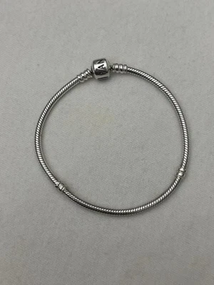 New Genuine Pandora 925 Sterling silver charm bracelet 7.5” 15.1g - Image 1 of 4