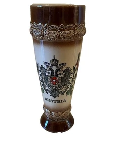 Ghedina Maria Theresien Str.4 Innsbruck King Austria Beer Mug 154 1/2 Multicolor - Picture 1 of 3
