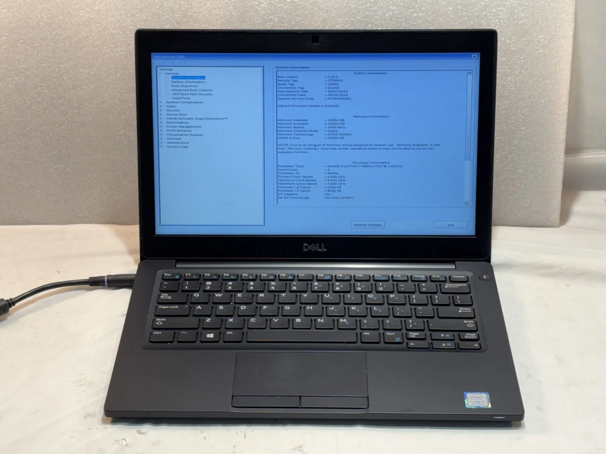 DELL ノートPC Intel Core i5 8th Gen Dell Intel Core i5 8th Gen. 256 GB SSD Capacity PC Laptops