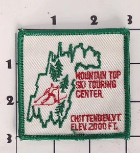 Chittenden Vermont Patch Mountain Top Ski Touring Center Vintage Embroidered - Picture 1 of 1