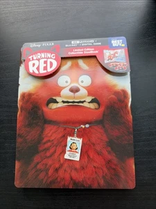 Turning Red 4K Steelbook Disney OOP Best Buy Exclusive - Picture 1 of 4
