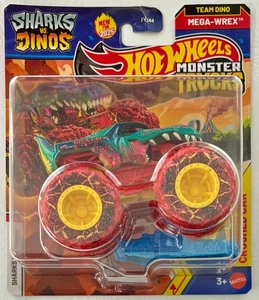 Hot Wheels 2025 Monster Trucks Sharks vs Dinos #1/8 Mega-Wrex #JCD87 1:64 - Bild 1 von 2