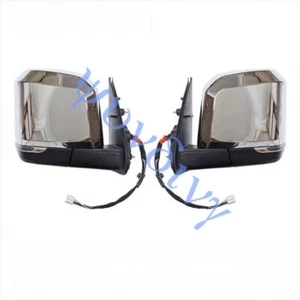 >2010-2014 REFIT 2019 FOR TOYOTA HIACE 200 VAN CHROME SIDE MIRROR W/TURN SIGNAL - Picture 1 of 4