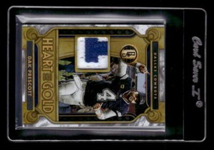 2023 Panini Gold Standard Heart of Gold Threads White Gold Dak Prescott 03/49