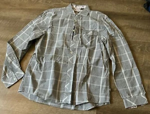 ENGLISH LAUNDRY BLACK DRESS SHIRT CASUAL BUTTON DOWN L LONG SLEEVE MENS LARGE - Picture 1 of 2
