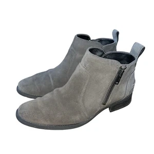 UGG Women’s Aureo II Waterproof Slate Gray Ankle Boots Size 8.5 Suede Booties - Picture 1 of 12
