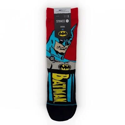 Calcetines Stance Batman Comic Mid Performance para mujer niños pequeños DC Comics rojo negro Foto 1 de 4