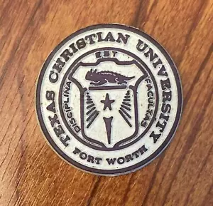 Vintage & unbenutzt NCAA Texas Christian University TCU Gummi Ständer Magnet - Bild 1 von 1