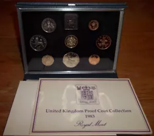 1983 GREAT BRITAIN / NORTHERN IRELAND UK - OFFICIAL PRESTIGE PROOF SET (8) w COA - Picture 1 of 6