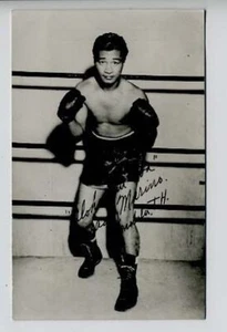 Lado Merino Boxer Honolulu HI Real Photo RPPC Postcard - Picture 1 of 2