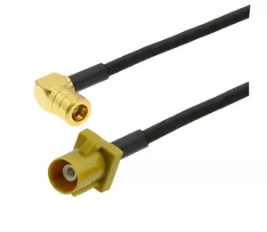 NEW Fakra to SMB Vehicle Factory Satellite Antenna to Aftermarket Radio Receiver - Picture 1 of 1