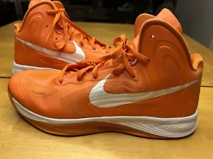 2012 NIKE Hyperfuse Orange Basketball Shoes SZ 16.5 Preowned SUPER CLEAN - Picture 1 of 9