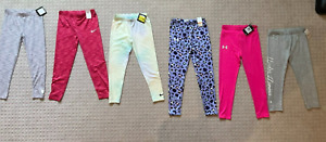 Girls Nike & Under Armour Pants & Leggings & capri Lot of 6 all new Size 6X  6