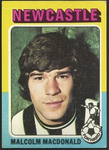 TOPPS 1975 FOOTBALLERS- #010-NEWCASTLE UNITED-MALCOLM MACDONALD - Picture 1 of 4