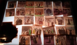 #31 Lot 99 Vtg COLOR Snapshot Photo NEGATIVES Family WEDDING Party Ceremony - Picture 1 of 17