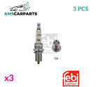 Engine Spark Plug Set Plugs 13518 Febi Bilstein 3Pcs New Oe Replacement