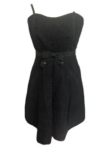 Marc Jacobs Black Party Dress,Size 0 - UK Size 6 In Good Condition - Picture 1 of 12
