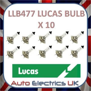 10 x Original Lucas LLB477 H7 Halogen Scheinwerfer Birne 477 12V 55W GETAUCHT SCHEINWERFER - Bild 1 von 6