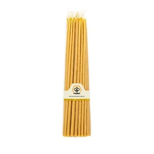 Traditional Hanukkah Candles Enough For All 8 Nights Chanukah Jewish - Beeswax - Picture 1 of 9
