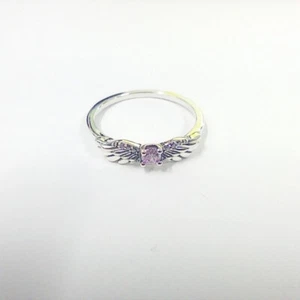 PANDORA Sparkling Angel Wings Ring S925 STERLING SILVER ALE,ALL SIZES, - Picture 1 of 4