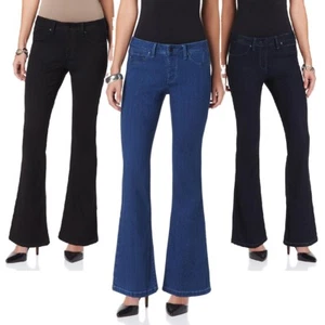 Hot in Hollywood Mega-Stretch Girlfriend Jeans 370735 - Picture 1 of 9