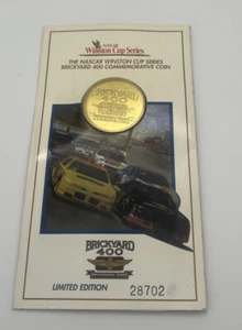 Nascar Winston Cup Series Brickyard 400 Commemorative Coin  Limited Edition - Picture 1 of 2