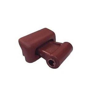 For Mercedes R107 Sunvisor Clip 1 Male 1 Female Burgundy Color 280 SL -1971–1989 - Picture 1 of 1