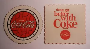 2 Vintage Coca Cola 60er Jahre Untersetzer - Bild 1 von 1