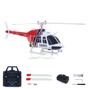 C138 RC Helicopter Bell206 Simulation Model 2.4G Stunt Aircraft Gyroscope Servo - Picture 1 of 23