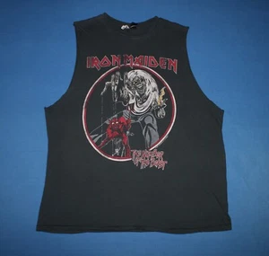 2017 Iron Maiden Shirt Number Of The Beast Distressed Men's Tank Top Tee XL - Picture 1 of 6