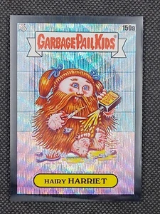 2021 Topps Chrome Garbage Pail Kids S4 #150a Hairy Harriet Black Refractor /99 - Picture 1 of 7