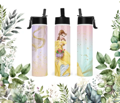 Botella de agua deportiva Belle 22 oz vaso de acero inoxidable frasco aislante Foto 1 de 4