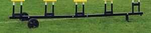 Carrello barriera verniciato SCHIAVI SPORT telaio no sagome calcio calcetto - Foto 1 di 1