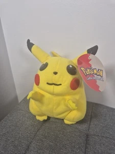 "Juguete de peluche suave oficial Nintendo Pikachu Pokemon vintage años 90 7"" etiquetado" - Imagen 1 de 6