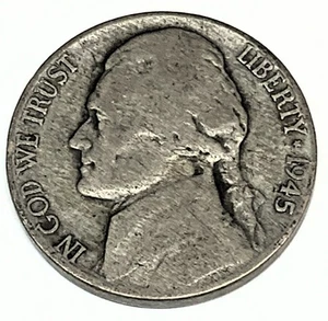 # C3406    U.S.  WAR DATE NICKEL   1945-P - Picture 1 of 2