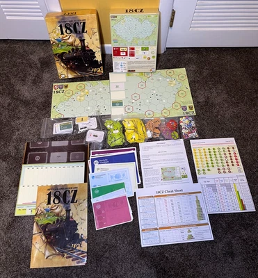 18CZ Railway Comes to Czech Lands 18XX Railroad Game FOX IN THE BOX Lonny CIB - Image 1 of 4