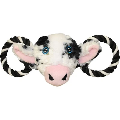 Jolly Pets Tugamal Cow Tug/Squeak Toy Large - Image 1 of 3
