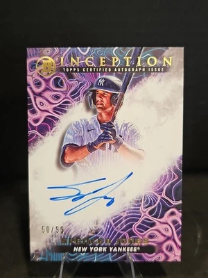 2023 Bowman Inception Spencer Jones Primordial Prospects Auto #50/99 Yankees - Image 1 of 4