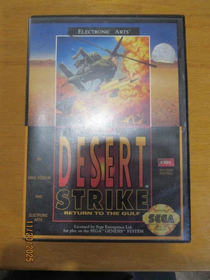 DESERT STRIKE RETURN TO THE GULF SEGA TESTED & WORKS COMPLETE - Image 1 of 4