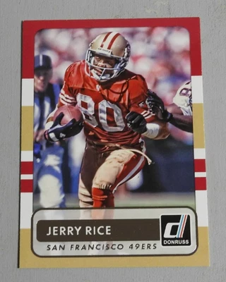 2015 PANINI DONRUSS #164 - JERRY RICE SAN FRANCISCO 49ERS (WR) - NM - Image 1 of 2