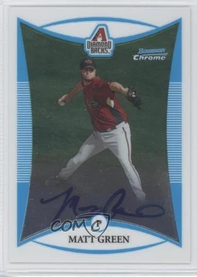 2008 Bowman Chrome Prospects Prospect Auto Matt Green #BCP266 Auto - Image 1 of 2