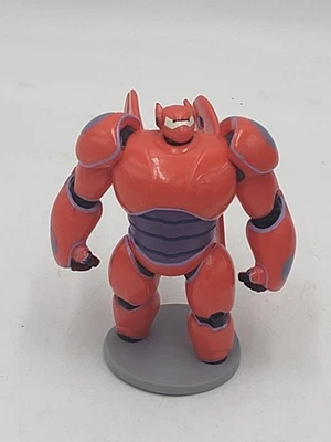 Big Hero 6 Baymax 玩具玩偶蛋糕装饰 PVC 迪士尼商店伦敦红色支架 4 — 第 1/4 张图片