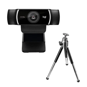 Logitech C922 PRO Webcam mit Stativ, Full-HD 1080p, 78° Sichtfeld, Autofokus, Be - Picture 1 of 10