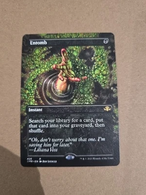 Entomb (Borderless) Dominaria Remastered Regular Rare - Image 1 of 2