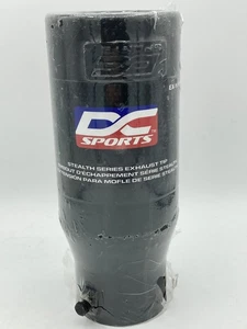 Punta de escape universal DC Sport negra atornillada 2,875" entrada 3,75" salida - se adapta a 1. - Imagen 1 de 5